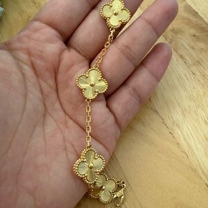 Van Cleef & Arpels Gold Clover Bracelet